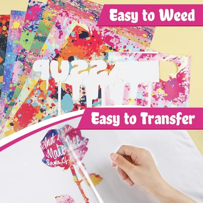 Splatter Heat Transfer Vinyl (10 Count)