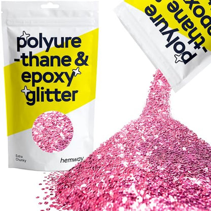 Resin Glitter Rose Pink 100g Extra Chunky (3.5274 Ounce)