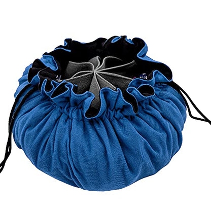 Large Dice Bag with Pockets Big Capacity Dice Bag Drawstring Pouch