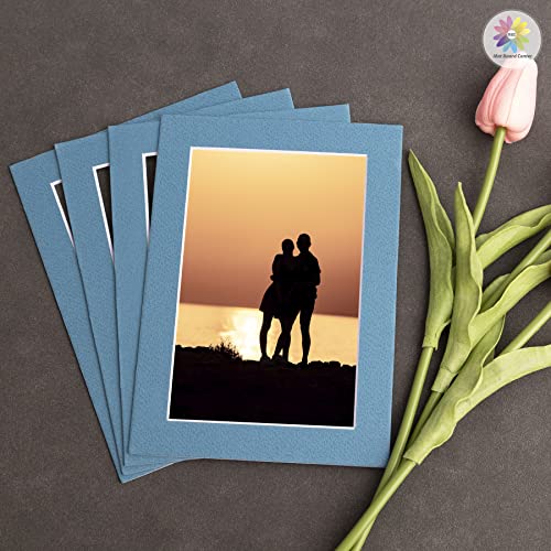 Mat Board Center 10 Pack 5x7 Photo Mats for 4x6 Picture