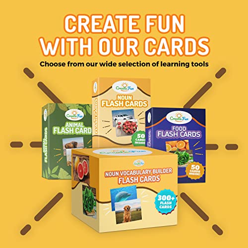 50 Noun Flash Cards