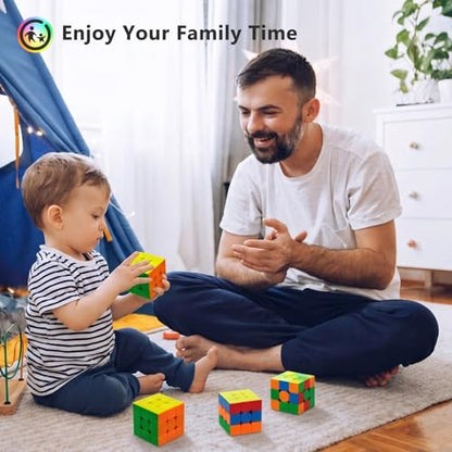 Full Size 3x3x3 Speed Cube Set (15 Count)