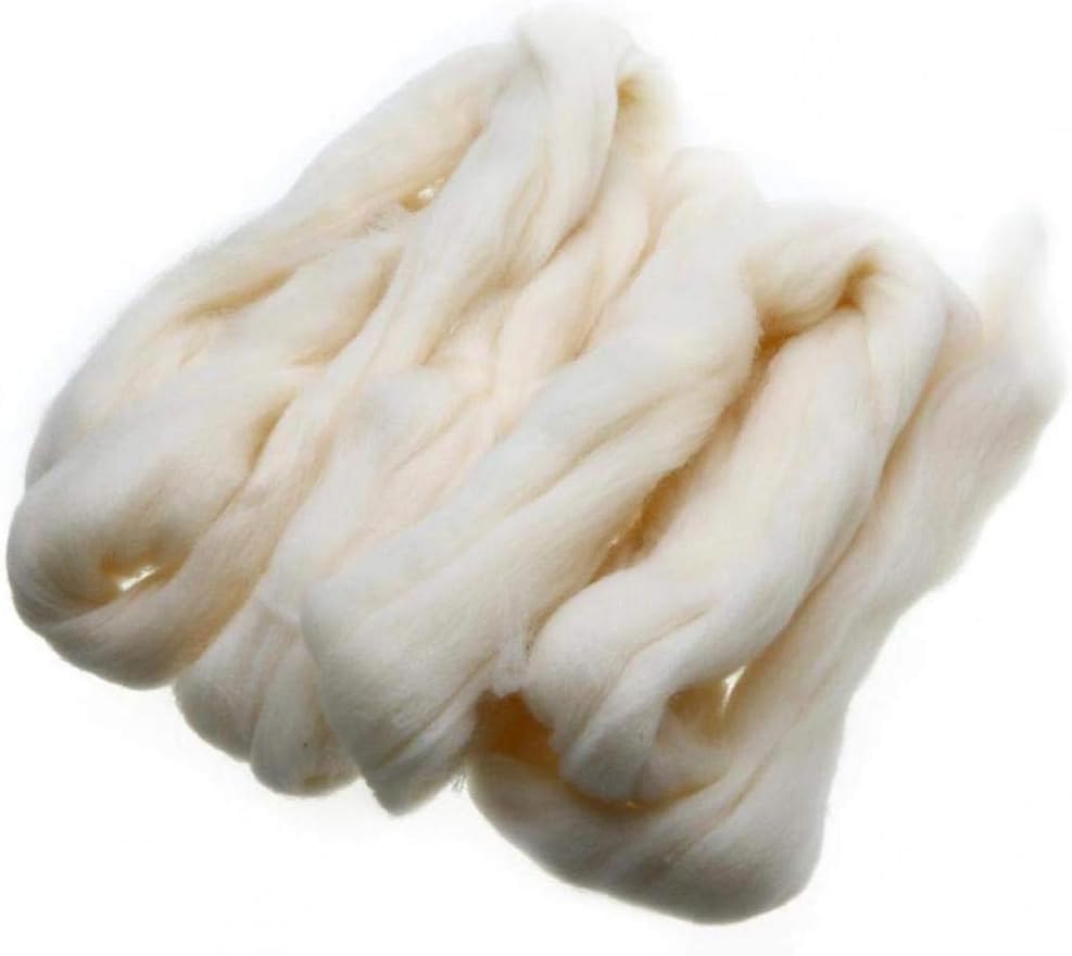1 lb Wool roving Yarn unspun Fiber