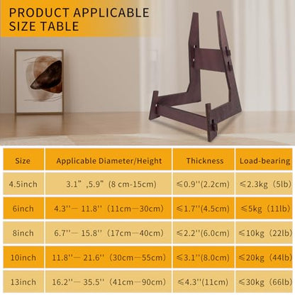 1 Pack 8 Inch Plate Stand