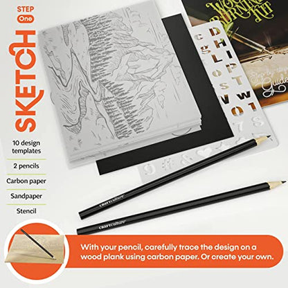 Beginners Wood Burning Kit for Kids (40 Count)