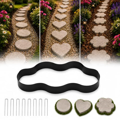 3.5" Deep x96 Plastic Concrete Forms for Walkway