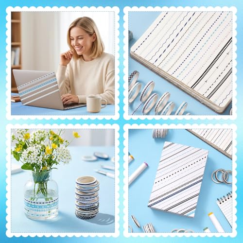30 Rolls Pastel Floral Washi Tape Set (30 Count)