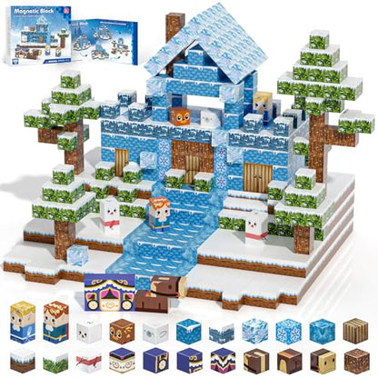100pcs Magnetic Blocks