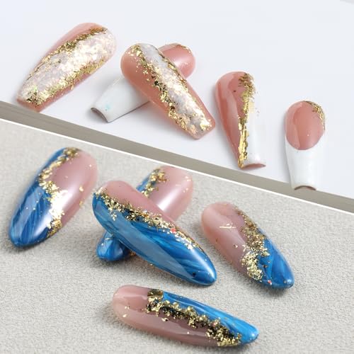 6 Bottles Holographic Nail Glitter Foils