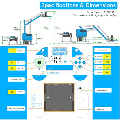 microbit Smart Robotic Arm Kit