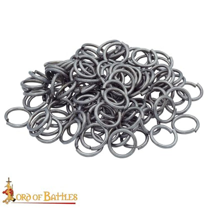 200G 1Kg Chainmail Loose Rings for Armor Crafting Perfect for DIY Projects & Armour Repairs