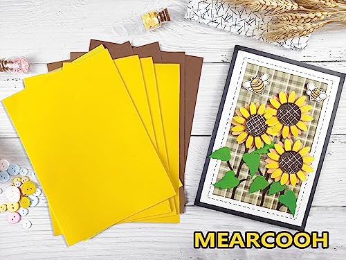 Yellow Foam Sheets Crafts 9x12 Inch 2mm Eva Color Craft Foam Paper for Crafts Project Preschoolers Classroom Scrapbooking DIY Cosplay (10 Count)