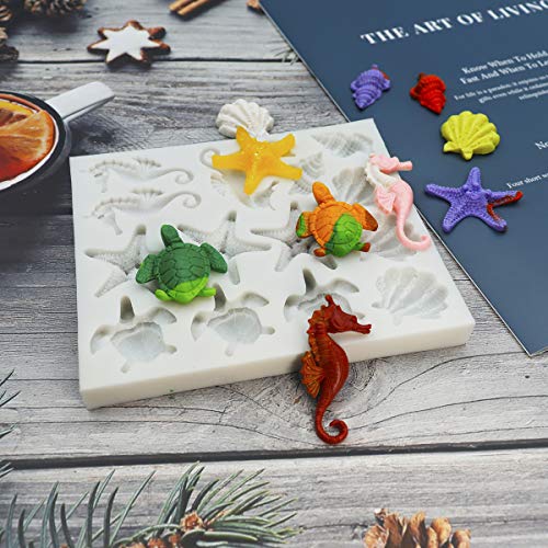 Marine Theme Fondant Silicone Molds