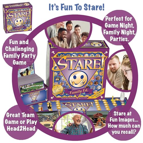 Stare Fun Game of Visual Recall Where Quirky Image Cards Challenge Players' Minds