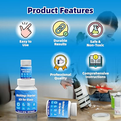 2.8 oz Glass Etching Kit