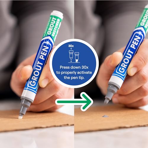 Grout Pen Grey Tile Grout Paint Marker (2 Count)