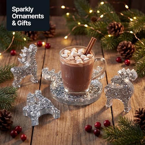 Craft Glitter Shaker Silver 110g Super Chunky (3.9 Ounce)