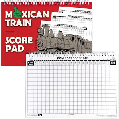 Extra Large Mexican Train Score Pads 11.3x7.9 in