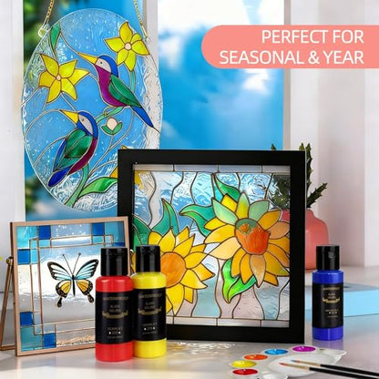 Stain Glass Paint Set