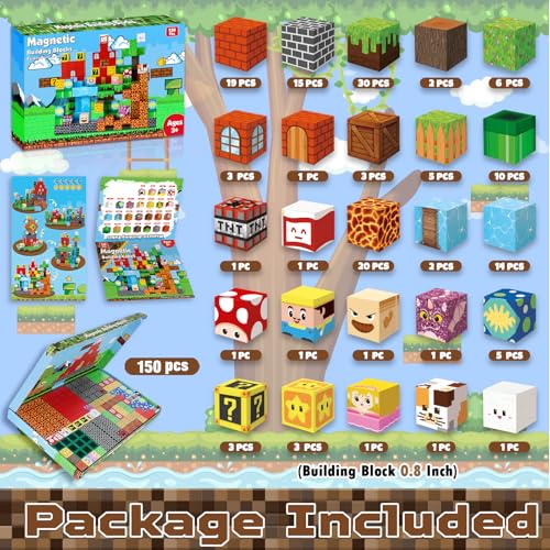 Magnetic Blocks (150 Count)