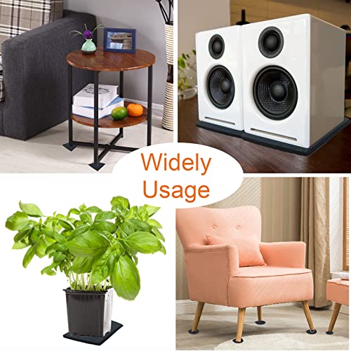 8 Pcs Black Adhesive Foam Pads Closed Cell Foam Sheets 1 (8 Count)
