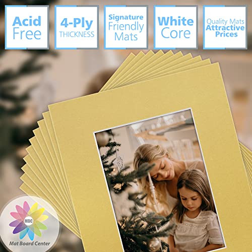 Mat Board Center 10 Pack 8x10 Photo Mats for 5x7 Picture