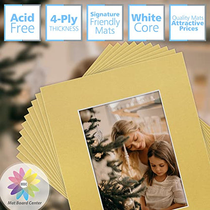 Mat Board Center 10 Pack 8x10 Photo Mats for 5x7 Picture