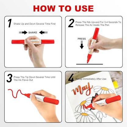 9 Count Oil Based Paint Pens