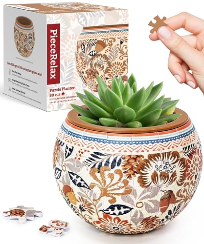 3D Puzzle Planter 80 Pieces (80 Count)