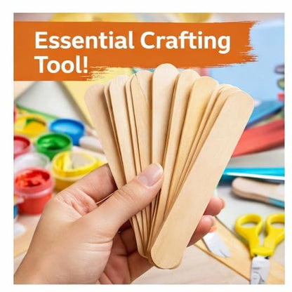 200 Pieces Jumbo Craft Sticks (200 Count)