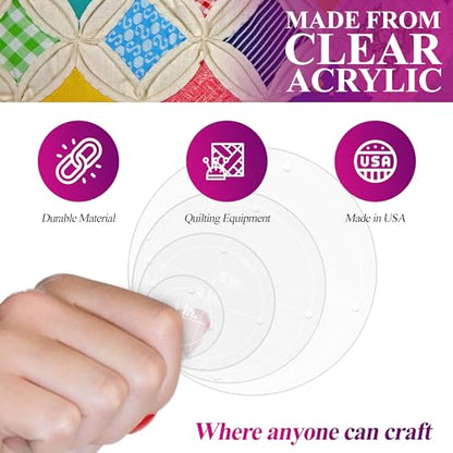 Quilting Acrylic Template Set (4 Count)