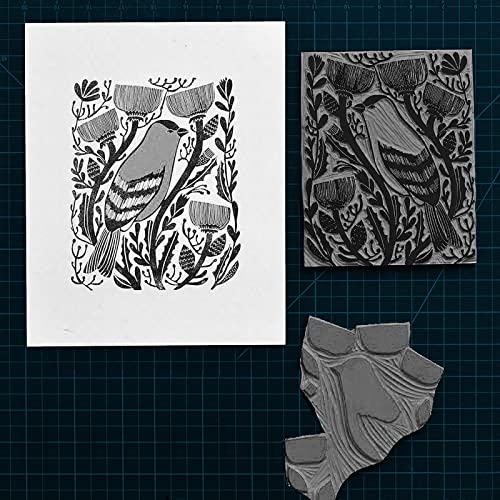 2 Pcs 6x6 Soft Linoleum Carving Block (2 Count)