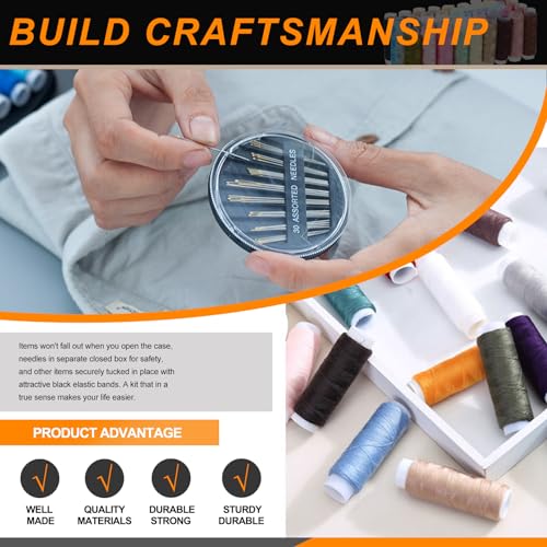 217Pcs Sewing Kit with Portable Bag (217 Count)