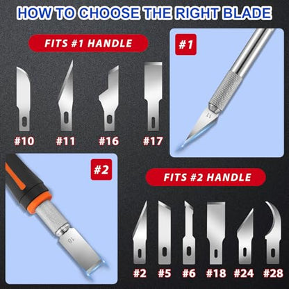 150 PCS Exacto Knife Blades #2 (150 Count)