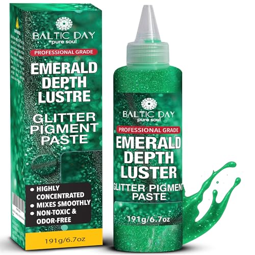 Emerald Depth Lustre Epoxy Pigment Paste XL (6.7 Ounce)