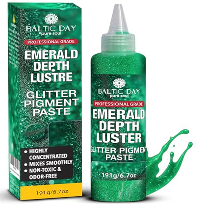 Emerald Depth Lustre Epoxy Pigment Paste XL (6.7 Ounce)