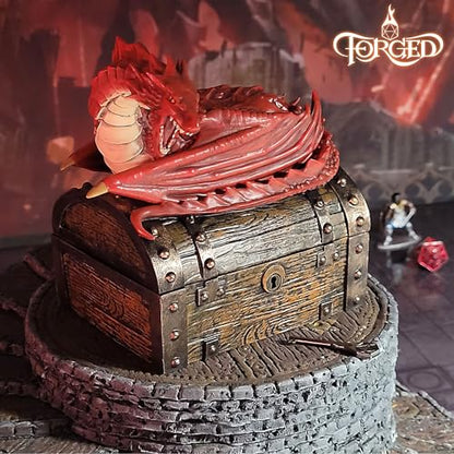 Wyvern Dice Box with Lock and Key