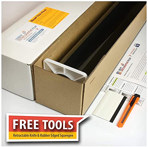 BDF EXNA20 Exterior Window Film Daytime Privacy and Heat Control Natural Black 20 (400 Sq Ft)