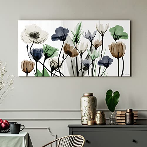 Frameless Free Floating Tempered Glass Panel Graphic Wall Art Ready to Hang