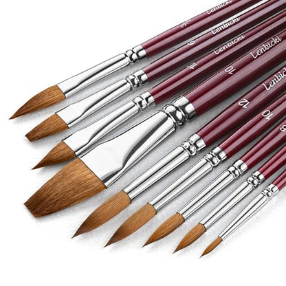Sable Watercolor Paintbrushes Professional