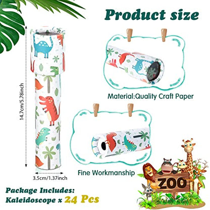 24 Pcs Classic Kaleidoscopes for Kids Vintage Toys Party Favor (24 Count)
