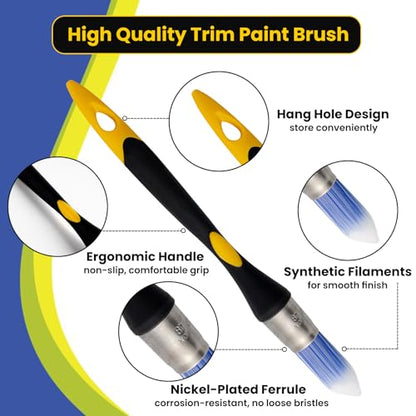 Trim Paint Brush (3 Count)