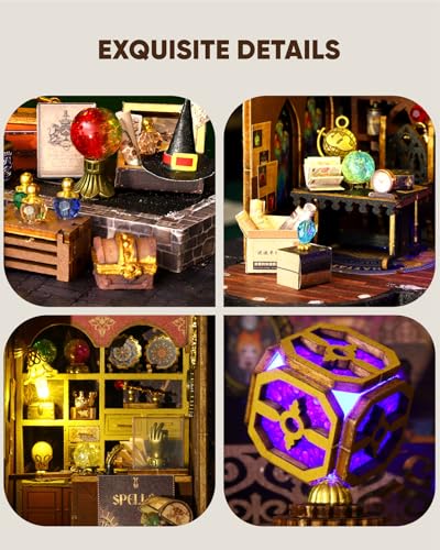 DIY Miniature House Kit Dollhouse Kit for Adults to Build Mini Magic House