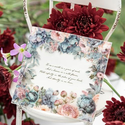 Flower PET Tape Stickers for Journaling
