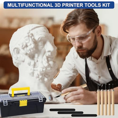304PCS 3D Printing Accessory Tools with Tool Box for 3D Printer Modeler Basic Tools