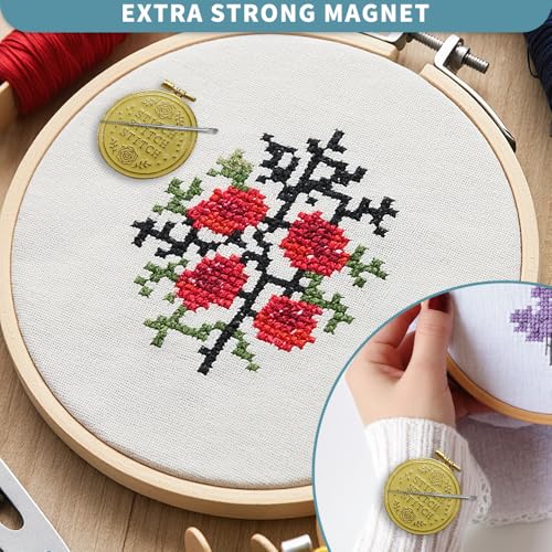 Magnetic Needle Minder Magnet Embroidery Accessories and Supplies Embroidery Needle Holder Cross Stitch Holder Needlework Supplies