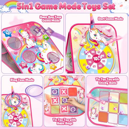 Unicorn Bean Bag Toss Game (26 Count)