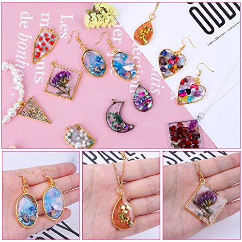 60Pcs Hollow Frame Pendants (60 Count)