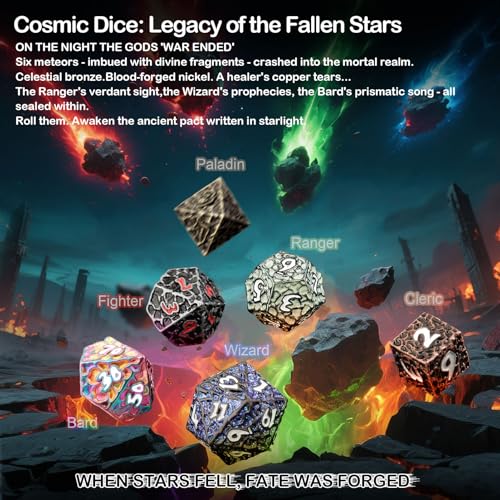 Metal DND Dice Set