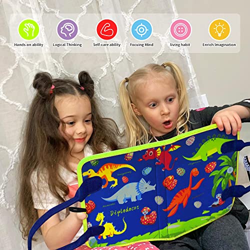 Dinosaur Montessori Learning Toy for Toddlers Ages 3